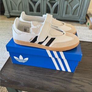Women’s White & Black Adidas Samba Jane Shoes
